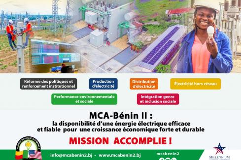 MCA-Bénin II : MISSION ACCOMPLIE